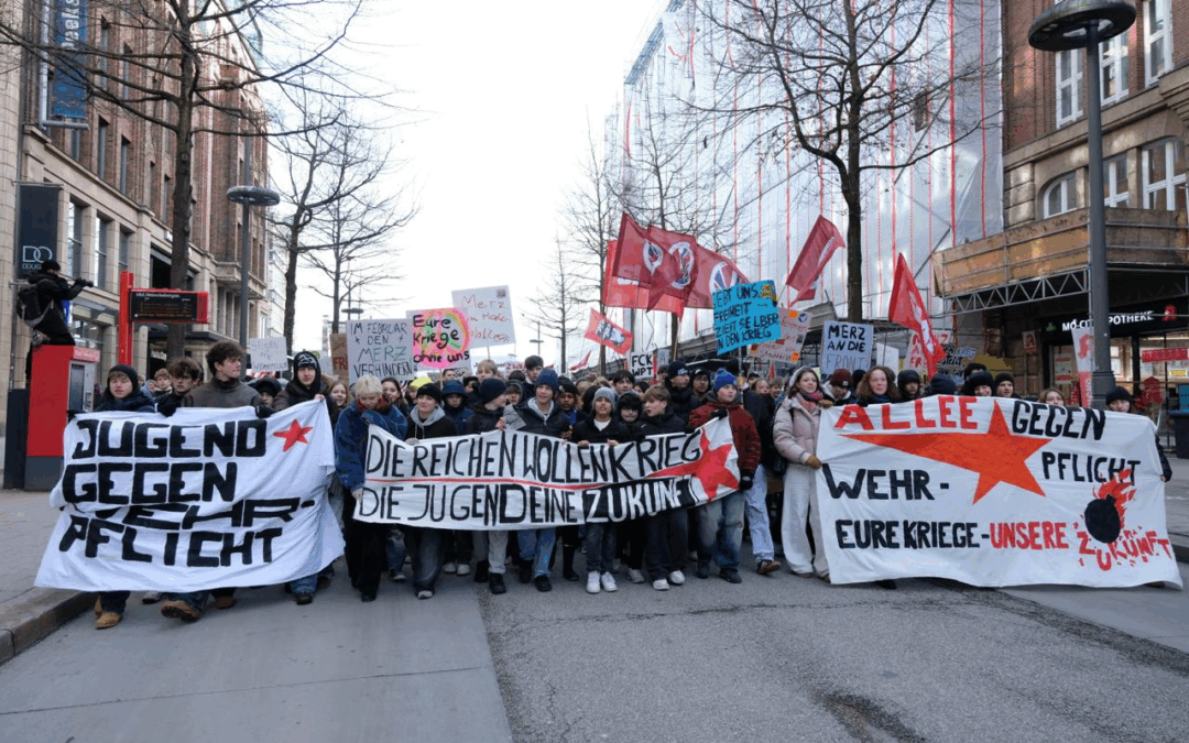 HERAUS ZUM 3. SCHULSTREIK GEGEN DIE WEHRPFLICHT – NIE WIEDER FASCHISMUS, NIE WIEDER KRIEG